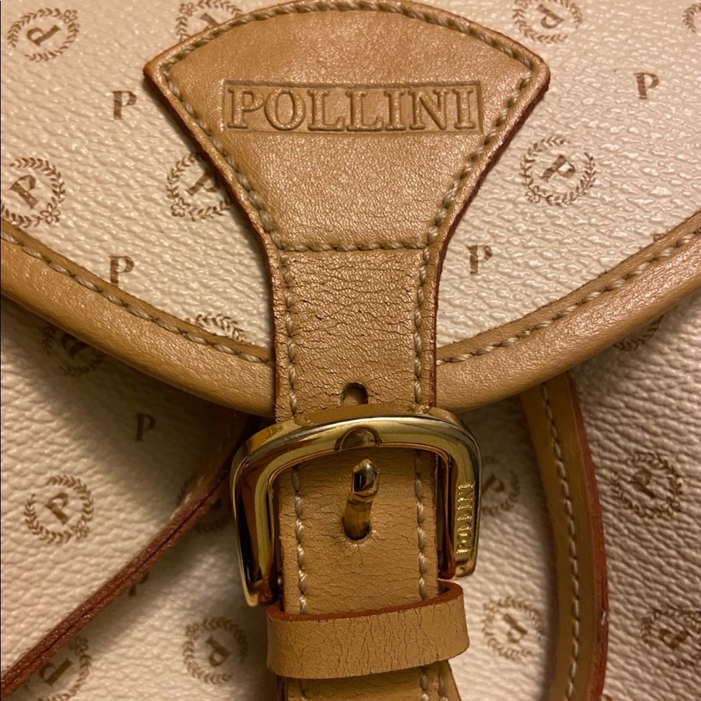 Pollini Monogram Backpack - image 7